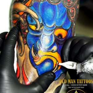 color Japanese tattoo