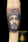 best Jesus protrait tattoo in phuket