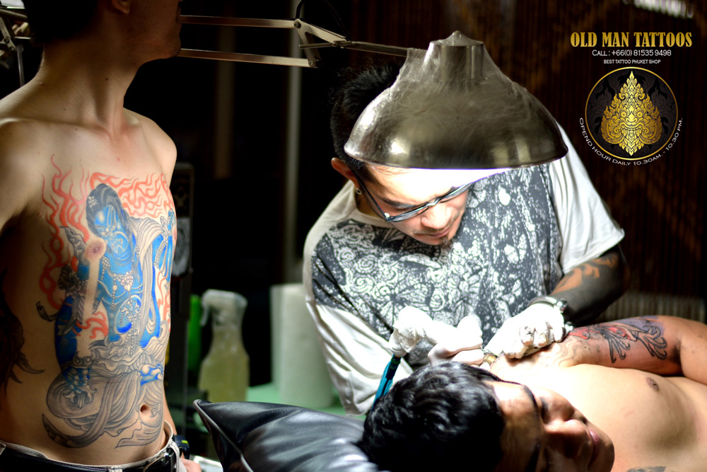 Good Tattoo Shop Phuket Color Tattoos Best Tattoo Shop in Phuket Town  Gallery Tattoo Images Tattoo and Picture of Tattoo in Phuket Thailand Old  Man Tattoos Phuket Thailand