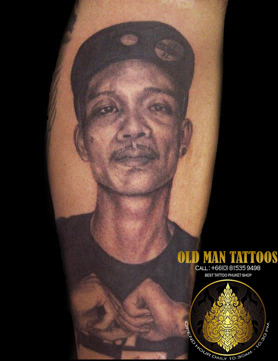 Tattoo uploaded by Panainte Tatuaje  Old Men Portrait Tattoo  Tattoodo